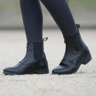 Buy Dublin Foundation II Adults Zip Front Jodhpur Boots| Online for Equine