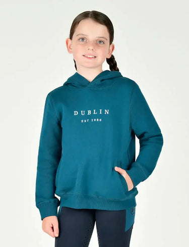 Buy Dublin Legion Blue/Silver Kids Lilah Lurex Logo Hoodie| Online for Equine