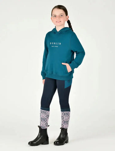 Buy Dublin Legion Blue/Silver Kids Lilah Lurex Logo Hoodie| Online for Equine