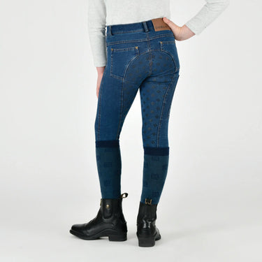Dublin Light Blue Denim Kids Shona Denim Full Seat Breeches| Online For Equine