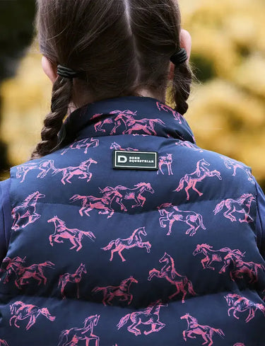 Buy Dublin Navy Kids Patrice Puffer Gilet| Online for Equine
