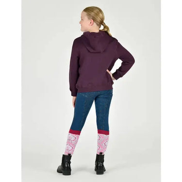 Buy Dublin Plum/Rose Gold Kids Lilah Lurex Logo Hoodie| Online for Equine