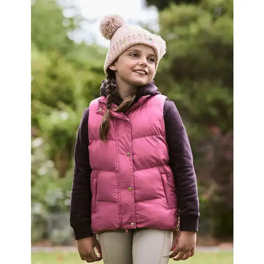 Buy Dublin Red Violet Kids Patrice Puffer Gilet| Online for Equine