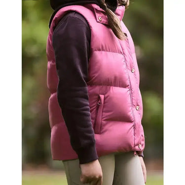 Buy Dublin Red Violet Kids Patrice Puffer Gilet| Online for Equine