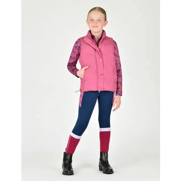 Buy Dublin Red Violet Kids Patrice Puffer Gilet| Online for Equine