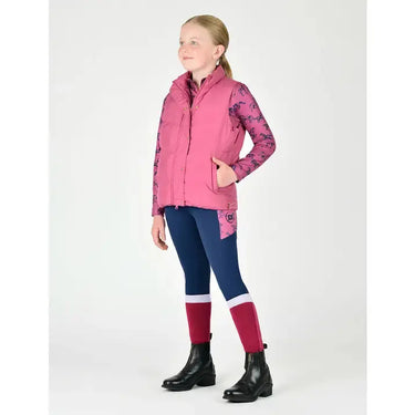 Buy Dublin Red Violet Kids Patrice Puffer Gilet| Online for Equine