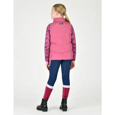 Buy Dublin Red Violet Kids Patrice Puffer Gilet| Online for Equine