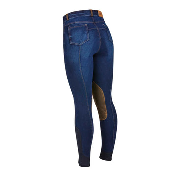 Buy Dublin Shona Knee Patch Denim Breeches| Online for Equine