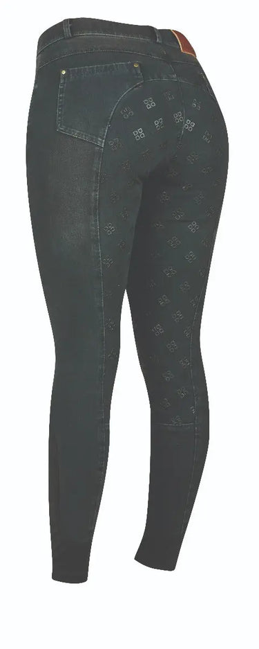Buy Dublin Shona Silicone Full Grip Denim Breeches| Online for Equine