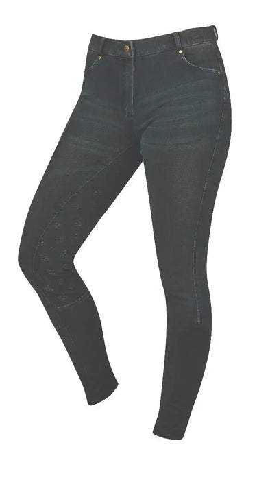 Buy Dublin Shona Silicone Full Grip Denim Breeches| Online for Equine