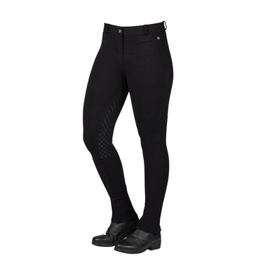 Dublin Supa-Fit Zip Up Gel Full Seat Jodhpurs-26" / UK 8-Black| Online For Equine