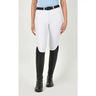 Buy the Dublin White Shelby Full Seat Breeches | Online for Equine