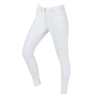 Buy the Dublin White Shelby Full Seat Breeches | Online for Equine
