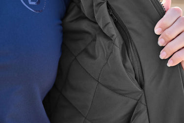 Dublin Zip Through Blouson Team Jacket Black| Online For Equine