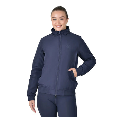 Dublin Zip Through Blouson Team Jacket Navy| Online For Equine
