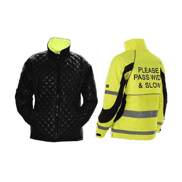 Buy Equisafety Hi Vis Yellow Winter Inverno Equestrian Jacket | Online for Equine