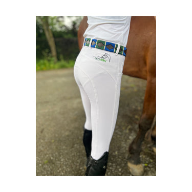 Buy EcoRider Ladies White Bamboo Competition Breeches | Online for Equine
