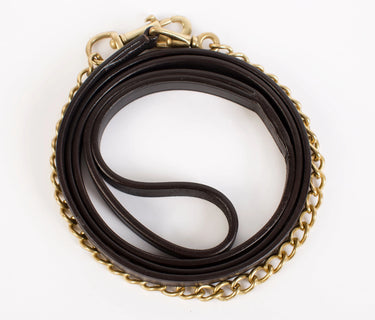 Buy Ecorider Brass Lead Rein -Brown-One Size| Online for Equine