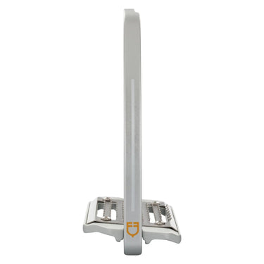 Equestro Aluminium Stirrups Inclined Tread- Silver