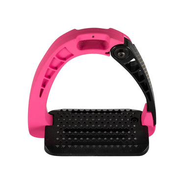 Equestro Junior Stirrups Side Opening And Wide Tread- Pink