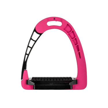 Equestro Junior Stirrups Side Opening And Wide Tread- Pink