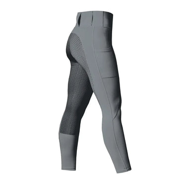 Buy Equetech Aqua Shield Charcoal Ladies Winter Riding Tights - UK 20| Online for Equine