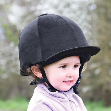Equetech Black Children's Childs Premium Velvet Show Hat Silk| Online For Equine