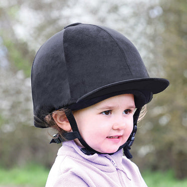 Equetech Black Children's Childs Premium Velvet Show Hat Silk| Online For Equine