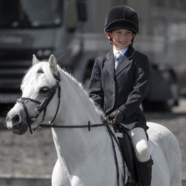 Equetech Black Children's Junior Jersey Deluxe Competition Jacket| Online For Equine