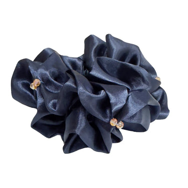 Equetech Blossom Satin Crystal Hair Scrunchie| Online For Equine