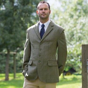 Equetech Brown Mens/Boys Foxbury Tweed Riding Jacket| Online For Equine