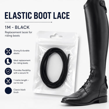 Equetech Elastic Replacement Boot Lace - 1m| Online For Equine