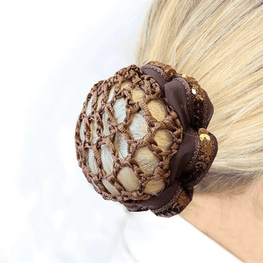 Equetech Fusion Sequin Scrunchie With Bun Net| Online For Equine