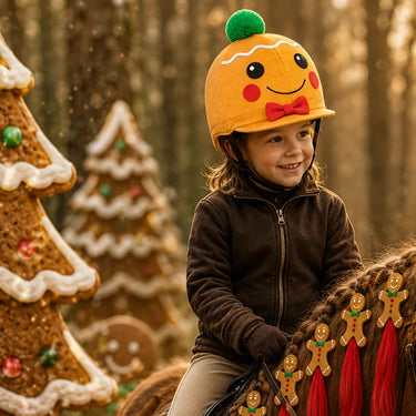Equetech Gingie Gingerbread Man Hat Silk| Online For Equine