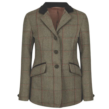 Equetech Green Children's Junior Launton Deluxe Tweed Riding Jacket| Online For Equine