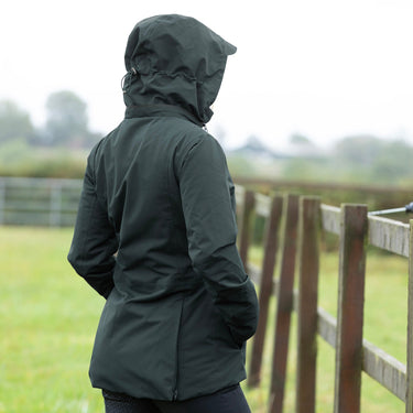 Equetech Green Ladies Imperial Deluxe Stretch Waterproof Hybrid Jacket| Online For Equine