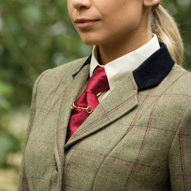 Equetech Green Ladies Launton Deluxe Tweed Riding Jacket| Online For Equine