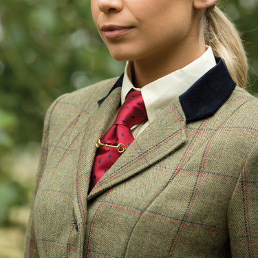 Equetech Green Ladies Launton Deluxe Tweed Riding Jacket| Online For Equine