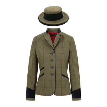 Equetech Green Ladies Launton Tweed Leaders Jacket & Hat| Online For Equine