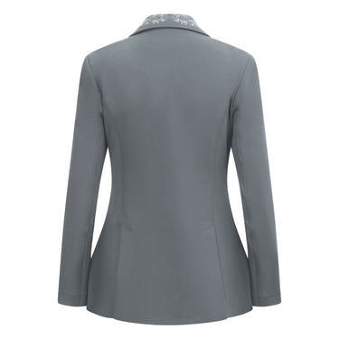 Equetech Grey Ladies Crystal Showerproof Competition Jacket| Online For Equine