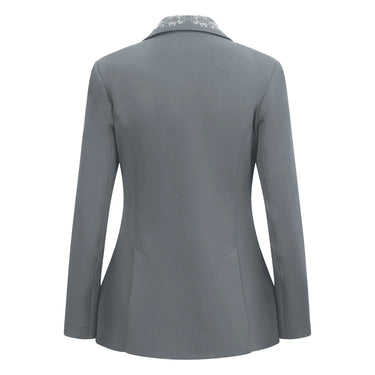 Equetech Grey Ladies Crystal Showerproof Competition Jacket| Online For Equine