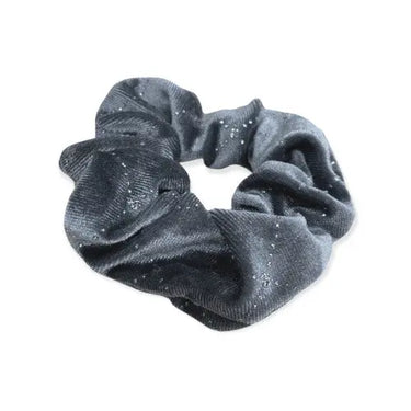 Buy Equetech Grey Solitaire Velvet Scrunchie| Online for Equine