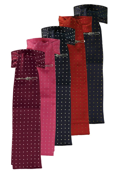 Buy Equetech Jacquard Pin Spot Self Tying Stock| Online for Equine