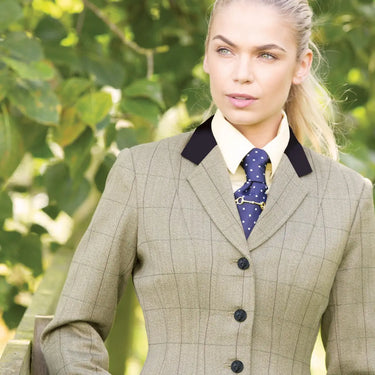 Buy Equetech Foxbury Deluxe Ladies Tweed Riding Jacket| Online for Equine