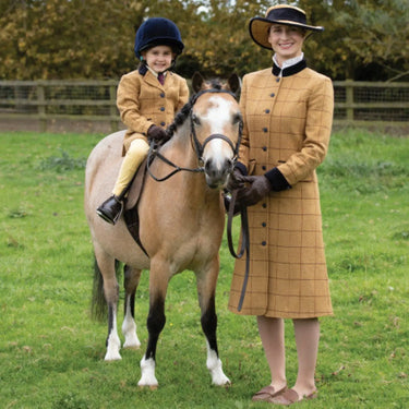 Buy the Equetech Longline Wheatley Tweed Leaders Jacket / Dress & Hat | Online for Equine