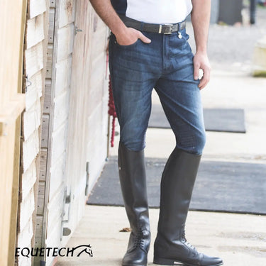 Buy Equetech Mens Denim Breeches| Online for Equine