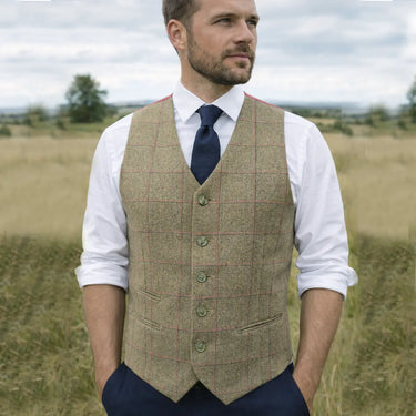 Equetech Mens Launton Tweed Classic Waistcoat| Online For Equine