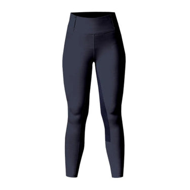 Buy the Equetech Navy Luxe Crystal Winter Thermal Riding Tights | Online for Equine