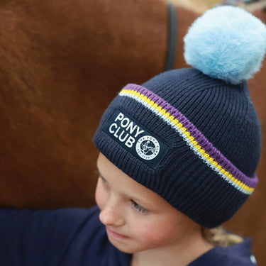 Equetech Official Junior Pony Club Recycled Knit Pom Hat| Online For Equine