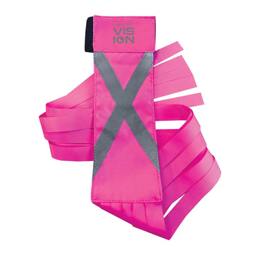 Buy the Equetech Pink Hi-Vis Vision Tail Tassels | Online for Equine